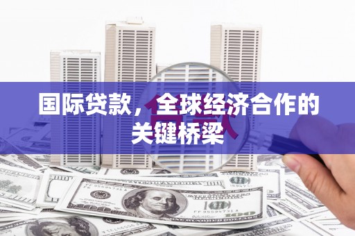 丰滨国际贷款，全球经济合作的关键桥梁