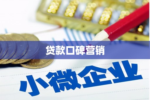 丰滨贷款口碑营销