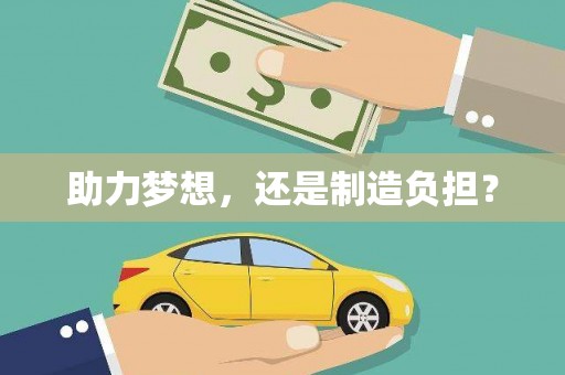丰滨助力梦想，还是制造负担？