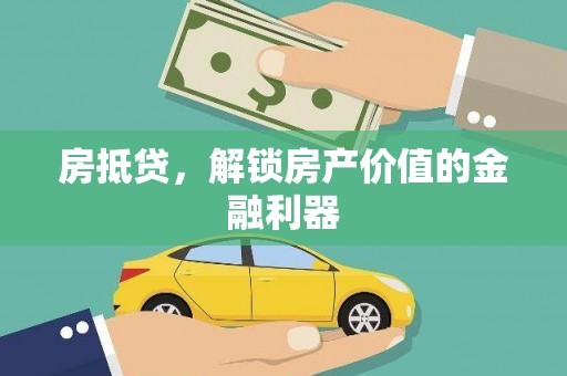 丰滨房抵贷，解锁房产价值的金融利器