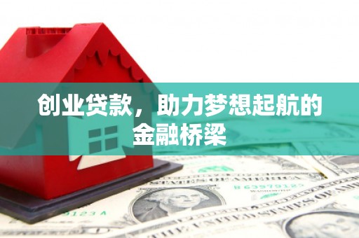 丰滨创业贷款，助力梦想起航的金融桥梁