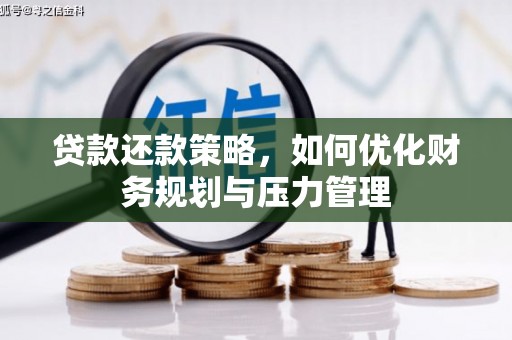 丰滨贷款还款策略，如何优化财务规划与压力管理