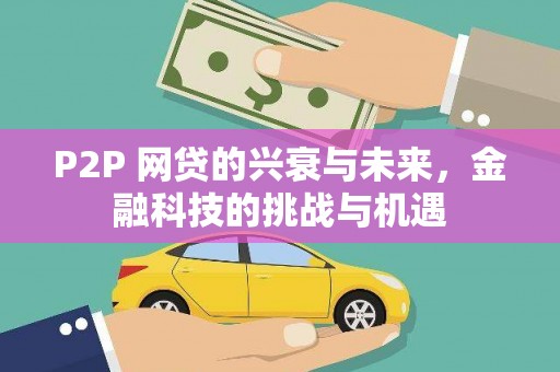 丰滨P2P 网贷的兴衰与未来，金融科技的挑战与机遇