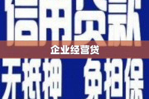 丰滨企业经营贷