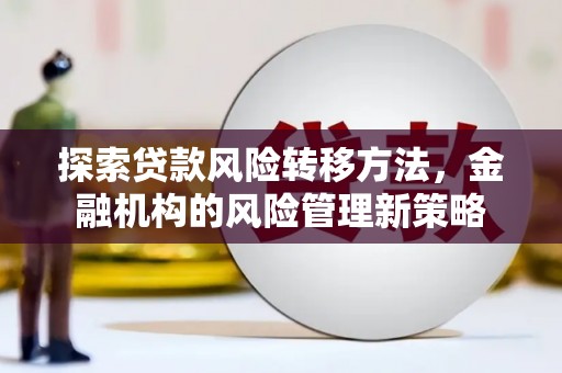 丰滨探索贷款风险转移方法，金融机构的风险管理新策略