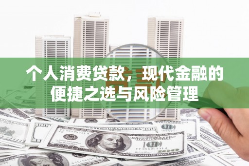 丰滨个人消费贷款，现代金融的便捷之选与风险管理