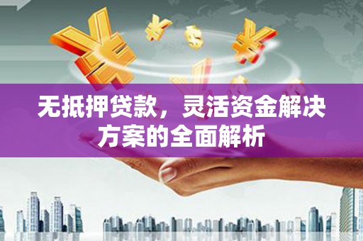 丰滨无抵押贷款，灵活资金解决方案的全面解析