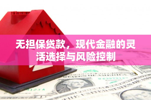 丰滨无担保贷款，现代金融的灵活选择与风险控制
