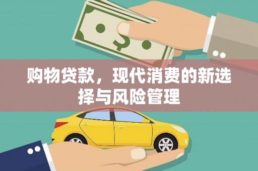 丰滨购物贷款，现代消费的新选择与风险管理