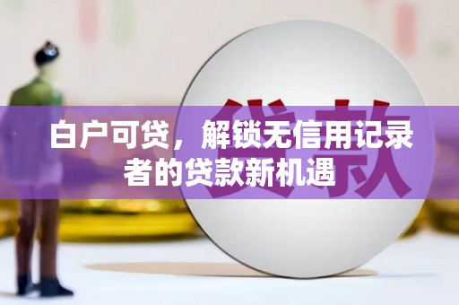 丰滨白户可贷，解锁无信用记录者的贷款新机遇