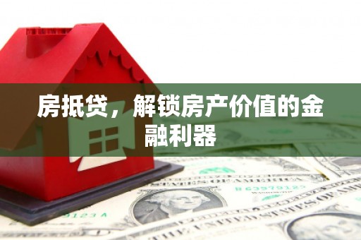 丰滨房抵贷，解锁房产价值的金融利器