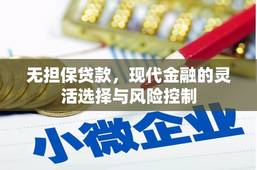 丰滨无担保贷款，现代金融的灵活选择与风险控制