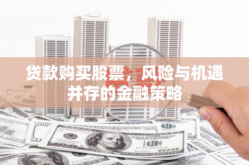 丰滨贷款购买股票，风险与机遇并存的金融策略