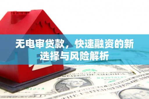 丰滨无电审贷款，快速融资的新选择与风险解析