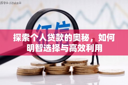 丰滨探索个人贷款的奥秘，如何明智选择与高效利用