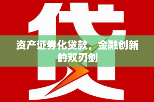 丰滨资产证券化贷款，金融创新的双刃剑
