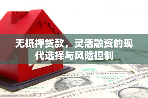 丰滨无抵押贷款，灵活融资的现代选择与风险控制