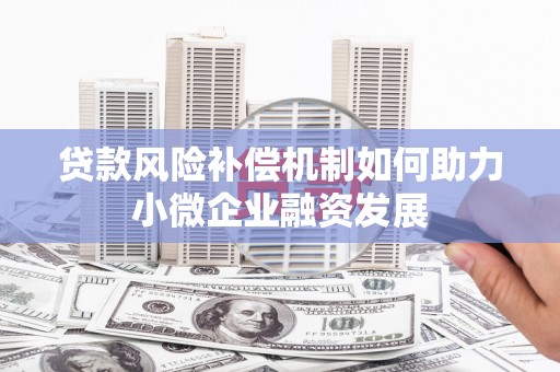丰滨贷款风险补偿机制如何助力小微企业融资发展