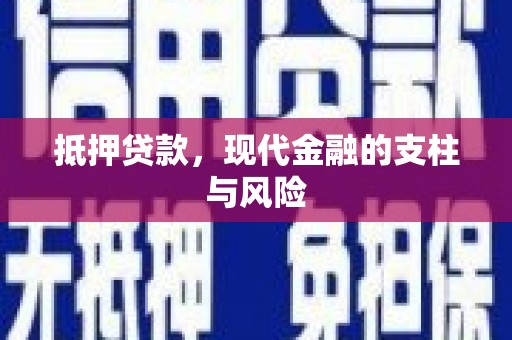 丰滨抵押贷款，现代金融的支柱与风险
