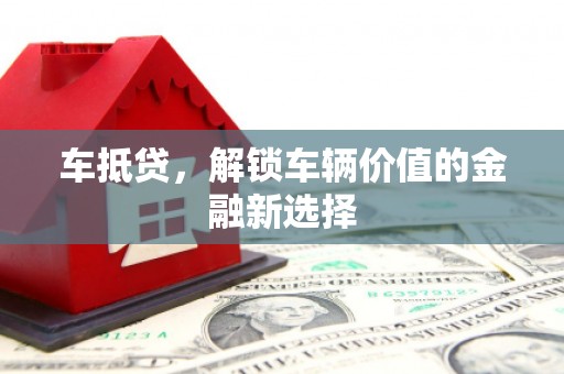 丰滨车抵贷，解锁车辆价值的金融新选择
