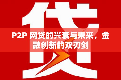 丰滨P2P 网贷的兴衰与未来，金融创新的双刃剑