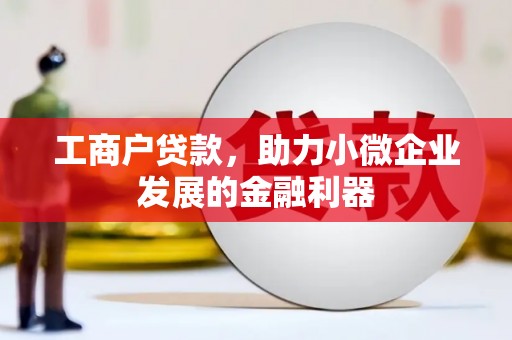 丰滨工商户贷款，助力小微企业发展的金融利器