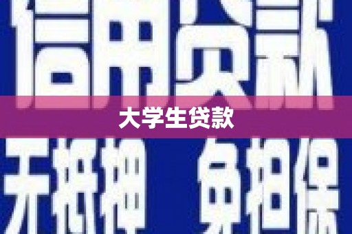 丰滨大学生贷款
