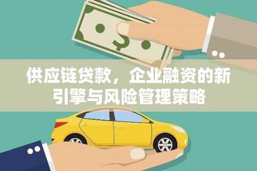 丰滨供应链贷款，企业融资的新引擎与风险管理策略