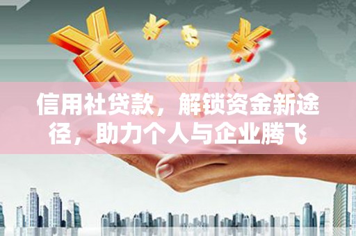 丰滨信用社贷款，解锁资金新途径，助力个人与企业腾飞