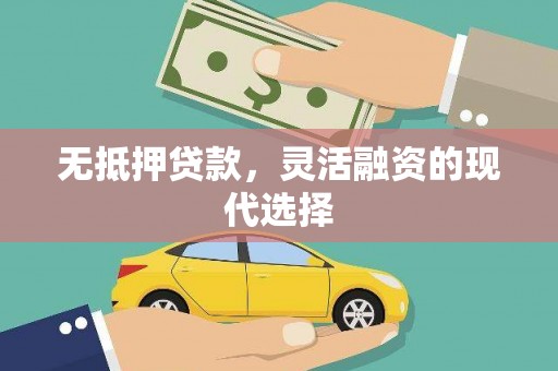 丰滨无抵押贷款，灵活融资的现代选择