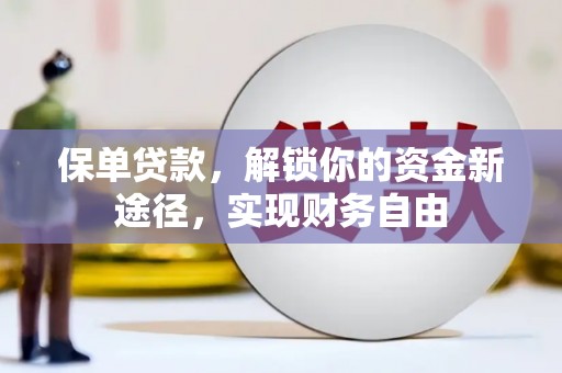 丰滨保单贷款，解锁你的资金新途径，实现财务自由