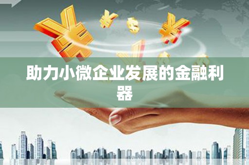 丰滨助力小微企业发展的金融利器