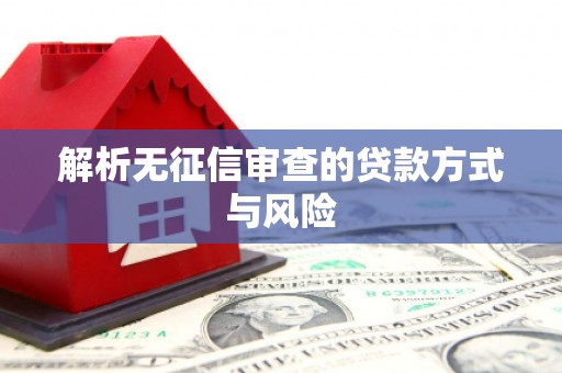 丰滨解析无征信审查的贷款方式与风险