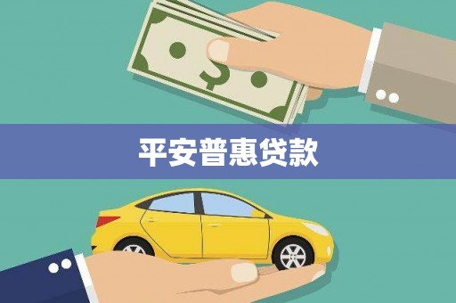 丰滨平安普惠贷款